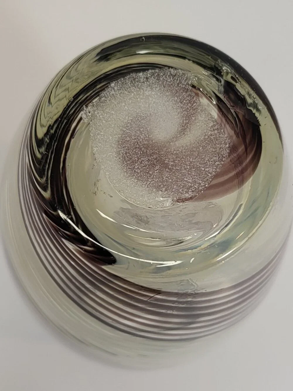 Mid-century modern, glassworks, art glass, vase, Swedish glassworks. Kosta Boda‎